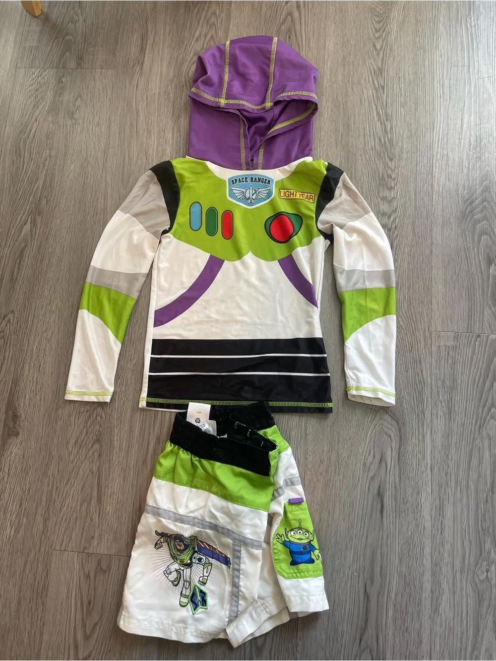 The Disney store buzz lightyear swim set